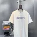 1Burberry T-Shirts for MEN Burberry Logo Printed Crewneck T-Shirt Black/White #A53445