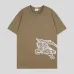8Burberry T-Shirts for MEN Knight Stamp Cotton T-shirt in Flax - Men Black/White/Brown #A53837