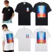 1Casablanca T-Shirts Gradient Casa Logo White/Black #A48652