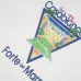 4Casablanca T-Shirts Miami Open x Forte Dei Marmi Short Sleeve Silk Shirt  Black/White #A53437