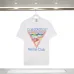 15Casablanca graphic-print Cotton T-shirt  Pink/Black/White Casablanca #A53439