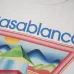 5Casablanca graphic-print Cotton T-shirt  Pink/Black/White Casablanca #A53439