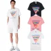 1Casablanca graphic-print Cotton T-shirt  Pink/Black/White Casablanca #A53439