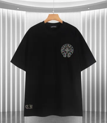 Chrome Hearts T-shirt for MEN Black/White #A53513