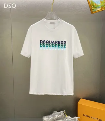 DSQ Designer Gradient Logo T-Shirt - Unisex Oversized Fit S-5XL #A53247