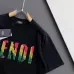 6Fendi T-shirts for men color logo black #A47109