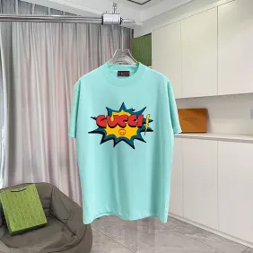 Gucci T-shirts for Gucci Men's Print Cotton AAA T-shirts 3 colors #A54080