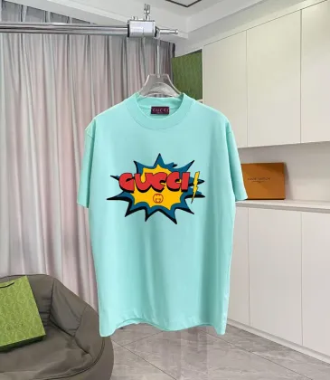 Gucci T-shirts for Gucci Men's Print Cotton AAA T-shirts 3 colors #A54080