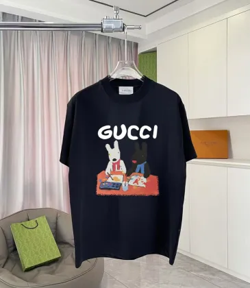 Gucci T-shirts for Gucci Men's Print Cotton AAA T-shirts 4 colors #A54077
