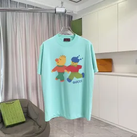 Gucci T-shirts for Gucci Men's Print Cotton AAA T-shirts 4 colors #A54079