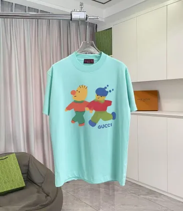 Gucci T-shirts for Gucci Men's Print Cotton AAA T-shirts 4 colors #A54079