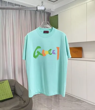 Gucci T-shirts for Gucci Men's Print Cotton AAA T-shirts 4 colors #A54081