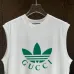 3Gucci x Adidas clover men's tank tops White #A53004