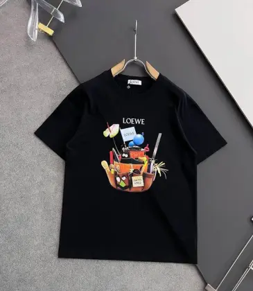 LOEWE T-shirts for MEN Cartoon Black/White  #A47212