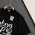 4LOEWE T-shirts for MEN Cartoon Black/White #A47213
