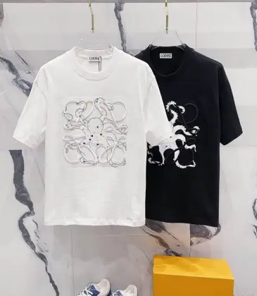 LOEWE T-shirts for MEN Octopus Black/White #A47251