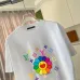 4Louis Vuitton Graphic Print Cotton Comfort Casual Short-Sleeved T-Shirt #A54003
