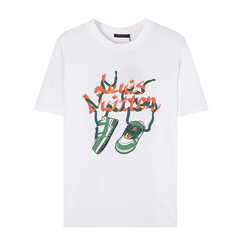 Louis Vuitton x NBA 2021 Graphic Print T-Shirt - Black T-Shirts
