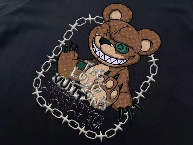 Louis Vuitton Supreme Cartoon Bear T-Shirt 