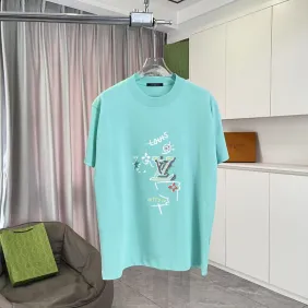 Louis Vuitton T-Shirts for AAAA Louis Vuitton T-Shirts Black/Purple/Grey/Green #A54171
