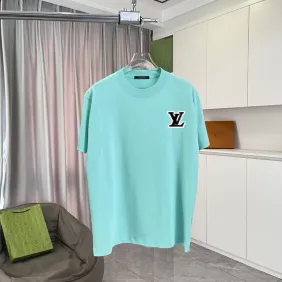 Louis Vuitton T-Shirts for AAAA Louis Vuitton T-Shirts  Black/Purple/Grey/Green #A54174