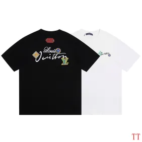 Louis Vuitton T-Shirts for AAAA Louis Vuitton T-Shirts Black/White #A53798