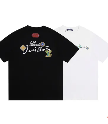 Louis Vuitton T-Shirts for AAAA Louis Vuitton T-Shirts Black/White #A53798