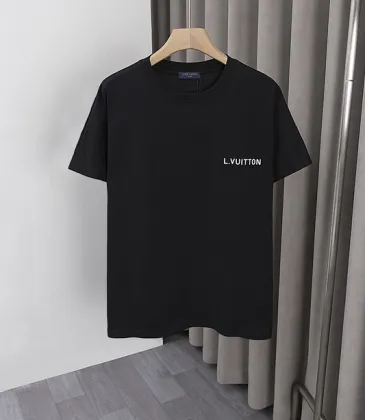 Louis Vuitton T-Shirts for AAAA Louis Vuitton T-Shirts Black/White #A53824
