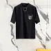 10Louis Vuitton T-Shirts for AAAA Louis Vuitton T-Shirts Weight:320g Black/White #A53037