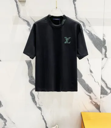 Louis Vuitton T-Shirts for AAAA Louis Vuitton T-Shirts Weight:320g Black/White #A53040