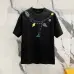 3Louis Vuitton T-Shirts for AAAA Louis Vuitton T-Shirts embroidery Black/White #A46744