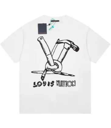 LOUIS VUITTON END GOAL LV CREWNECK WHITE T-SHIRT – e-Outlet