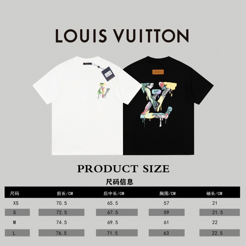 Louis Vuitton, Shirts, Louis Vuitton Tee Shirt Watercolor Monogram 22