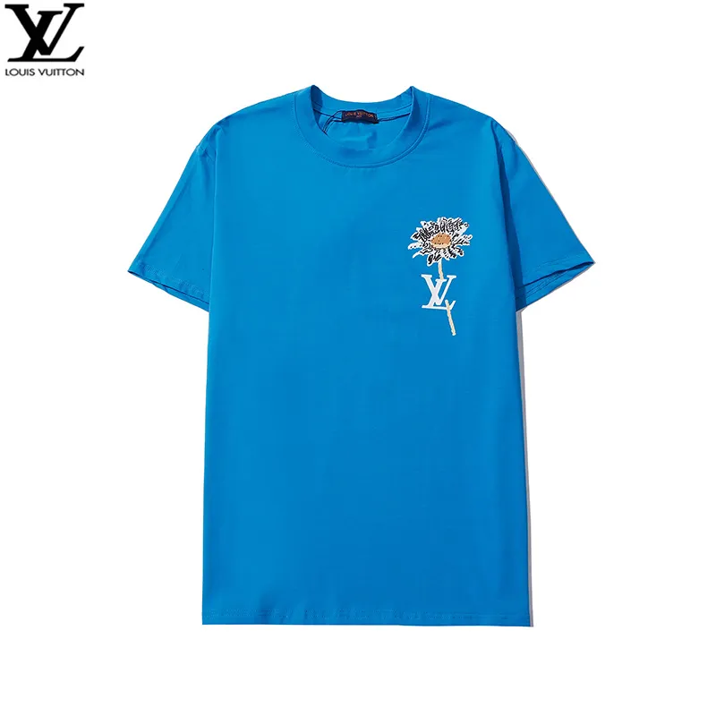 Buy Cheap Louis Vuitton T-Shirts for Men Women Black/Blue #99902655 from