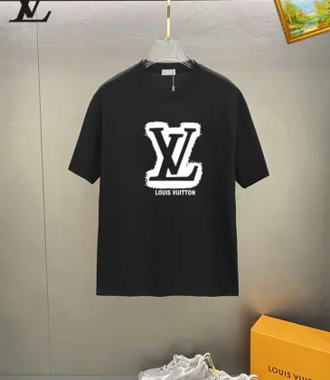 Designer Style Logo Tee - Black Louis Vuitton Inspired Graphic T-Shirt  Fit S-5XL #A53254