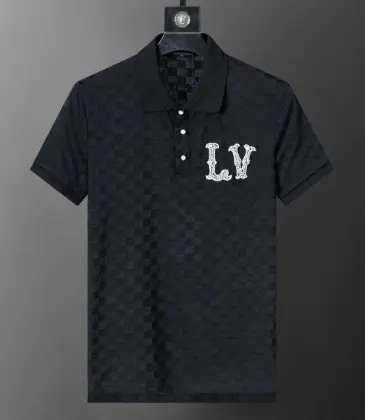 Louis Vuitton T-Shirts for Men' Polo Shirts Grid Full Print #A46556