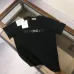 1Moncler  Black/White Flocked Logo Cotton T-shirt #A53941