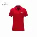 5Moncler T-shirts Polo for men Solid Color Black/White/Yellow/Blue/Red/Grey #A46647
