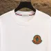6Moncler T-shirts for men 300g 100% cotton NFC chip sensor #A53025