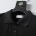 9Moncler T-shirts for men Buttons Black/White/Blue #A46654