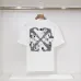 9OFF WHITE T-Shirts for MEN Black/White #A51226