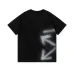 6OFF WHITE T-Shirts for MEN Black/White #A52329