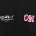 7OFF WHITE T-Shirts for MEN Black/White #A53424