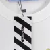 4OFF WHITE T-Shirts for MEN Letter logo print 260g Black/White #A53799