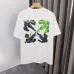 10OFF WHITE T-Shirts for MEN Letter logo print 260g Black/White #A53800