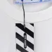 4OFF WHITE T-Shirts for MEN Letter logo print 260g Black/White #A53801