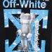 9OFF WHITE T-Shirts for MEN Letter logo print 260g Black/White #A53801