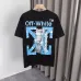 11OFF WHITE T-Shirts for MEN Letter logo print 260g Black/White #A53801