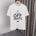 11OFF WHITE T-Shirts for MEN Letter logo print 260g Black/White #A53803