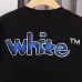 3OFF WHITE T-Shirts for MEN Letter logo print 260g Black/White #A53804